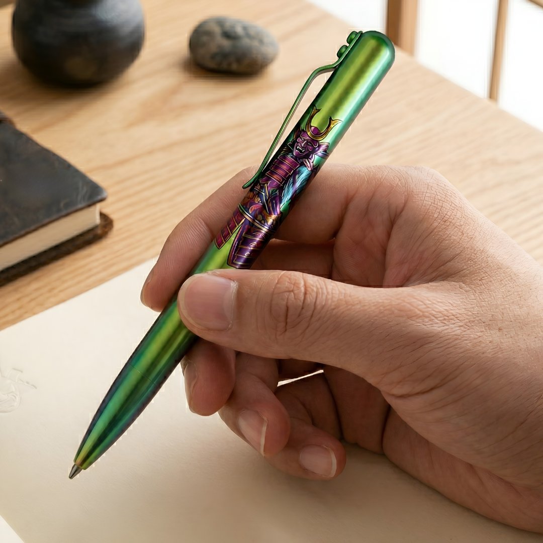 KATANA - TITANIUM - BASTION® BOLT ACTION PEN (PRE-ORDER)