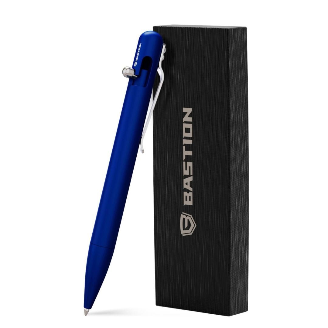 ROYAL BLUE ALUMINUM SET - Bastion Bolt Action Pen