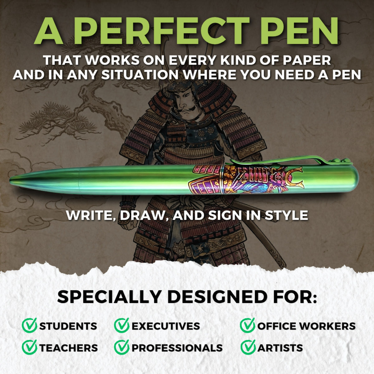 Katana pen titanium