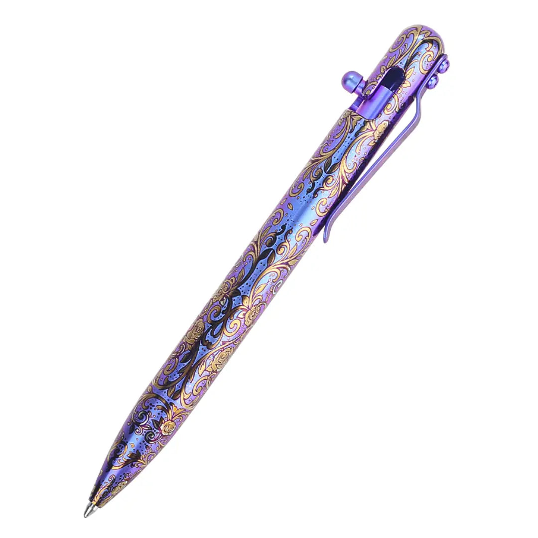 THE CATACOMBS - TITANIUM - BASTION® BOLT ACTION PEN (PRE-ORDER)