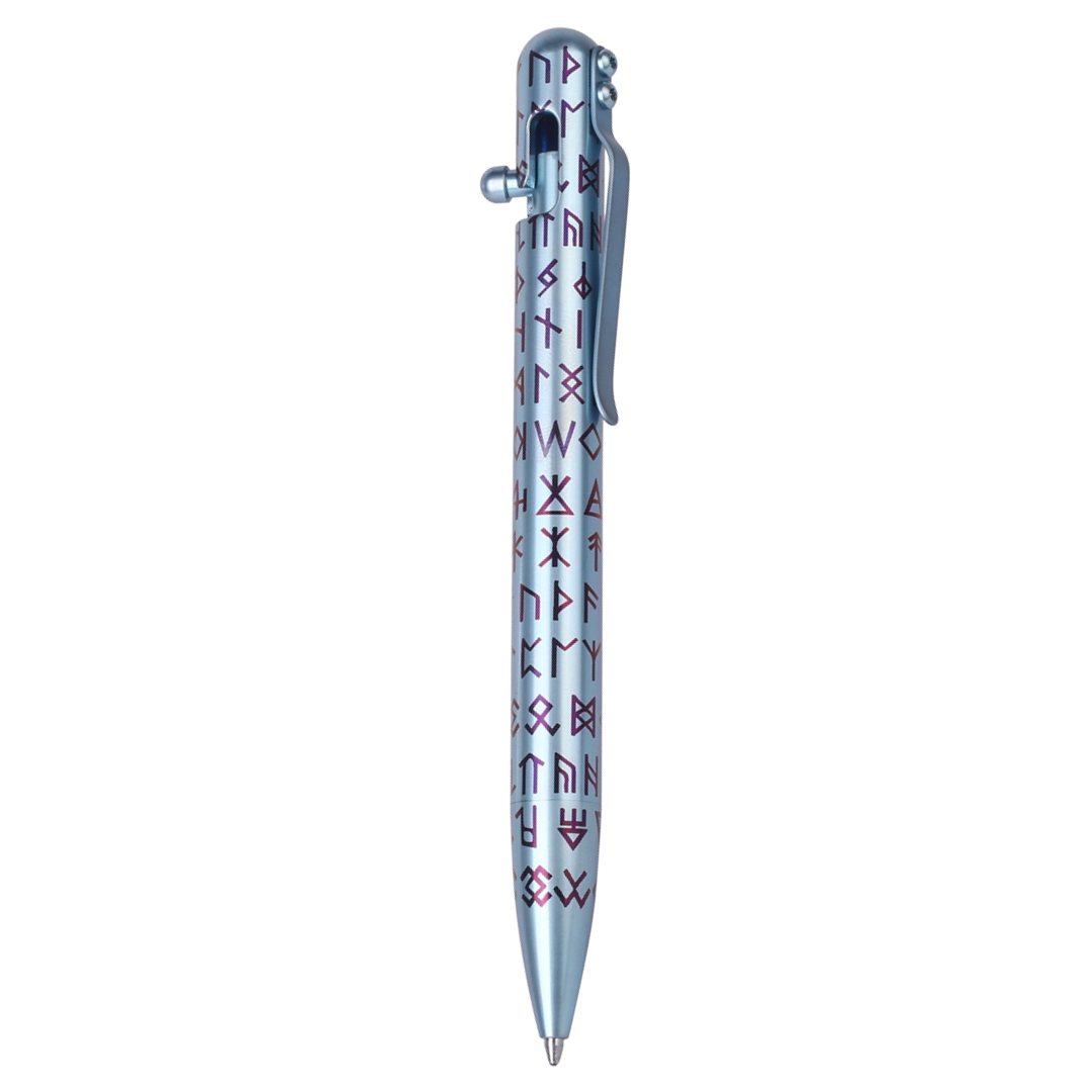 THE LOST ALPHABET - TITANIUM - BASTION® BOLT ACTION PEN (PRE-ORDER)