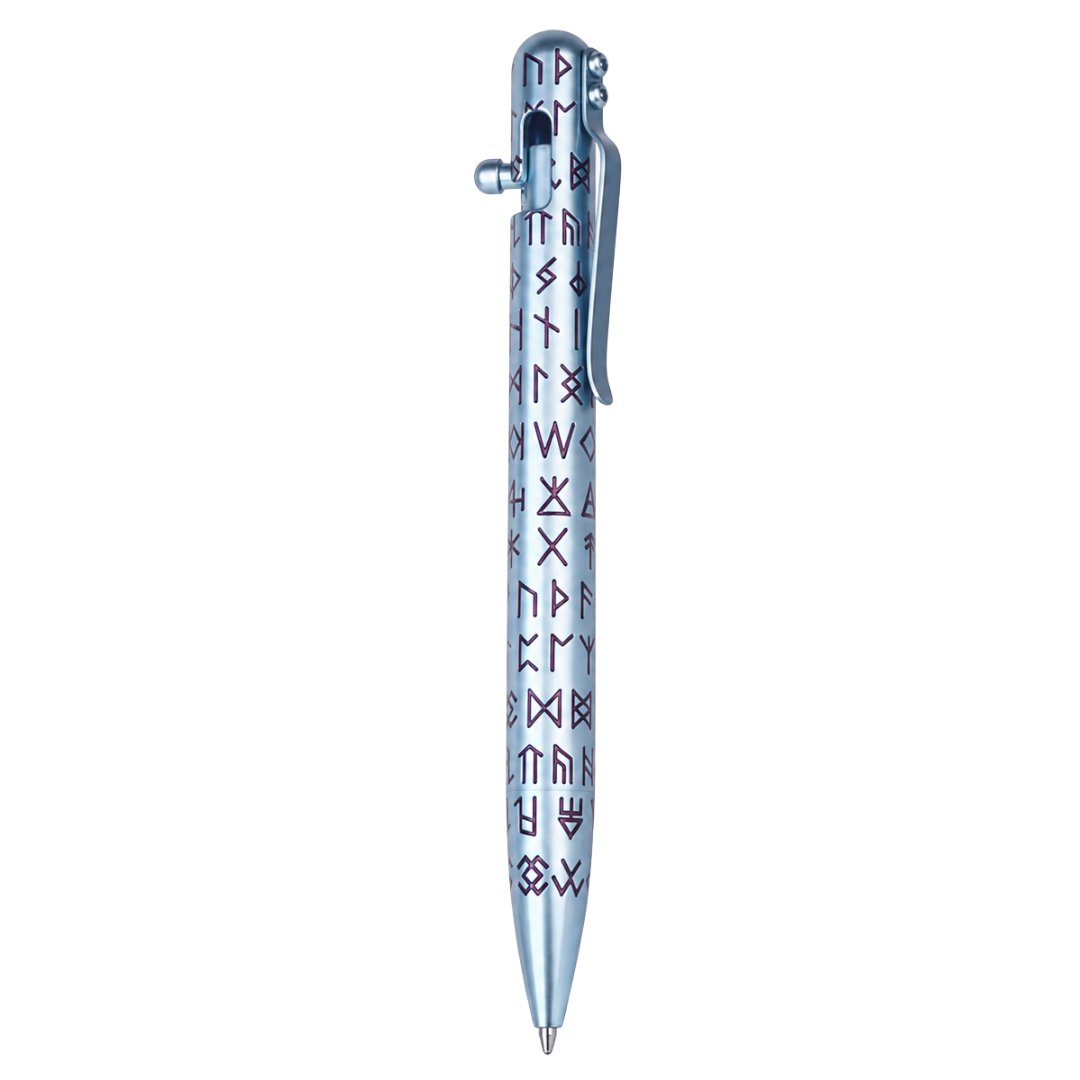 THE LOST ALPHABET - TITANIUM - BASTION® BOLT ACTION PEN (PRE-ORDER)