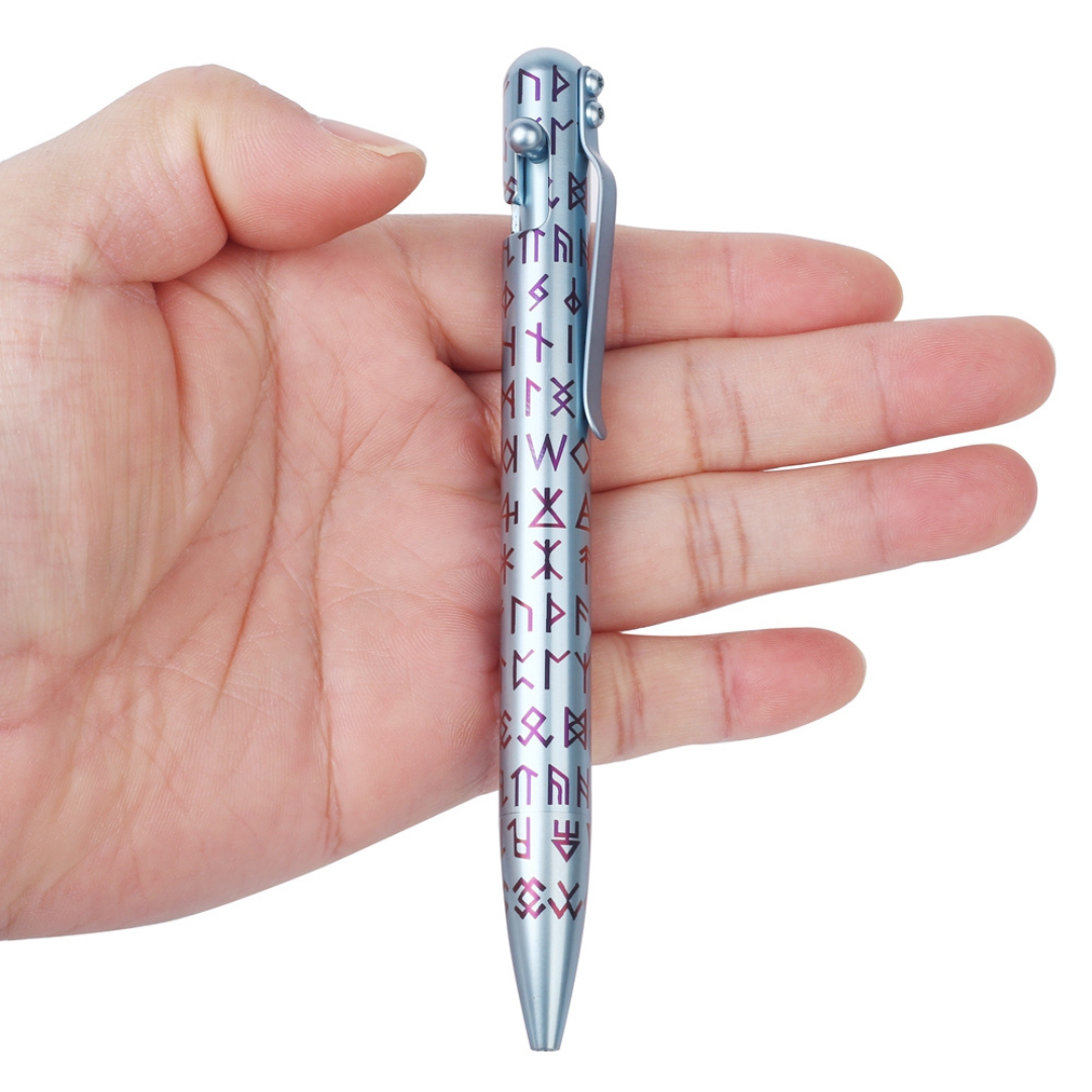 THE LOST ALPHABET - TITANIUM - BASTION® BOLT ACTION PEN (PRE-ORDER)