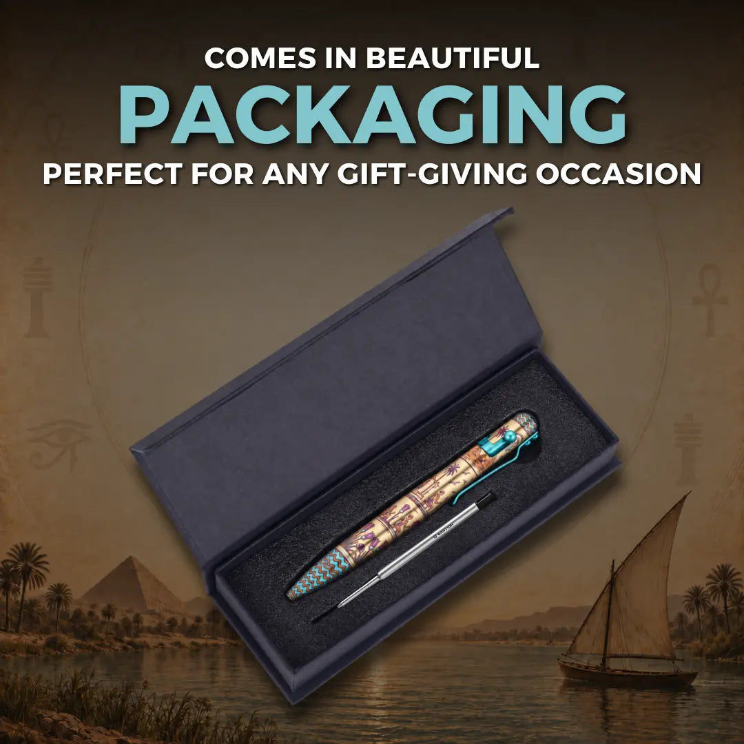 THE NILE CHRONICLE - TITANIUM - BASTION® BOLT ACTION PEN (PRE-ORDER)