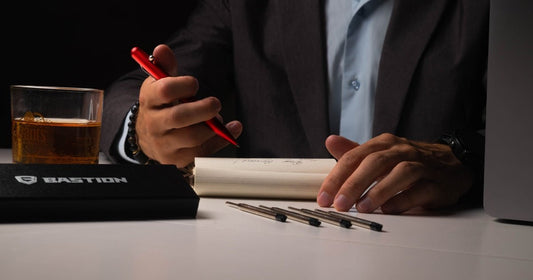 calligraphy pen and ink