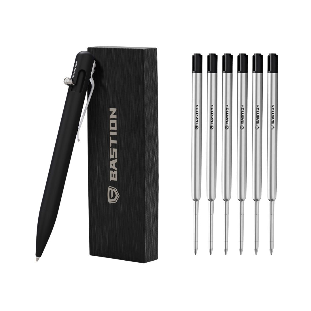 what is a bolt action pen