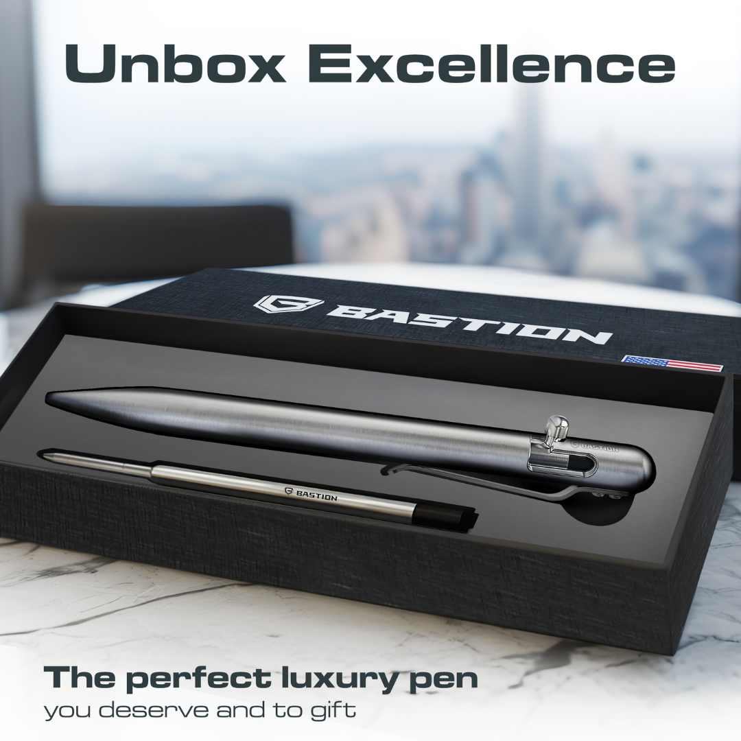 Titanium bolt action pen