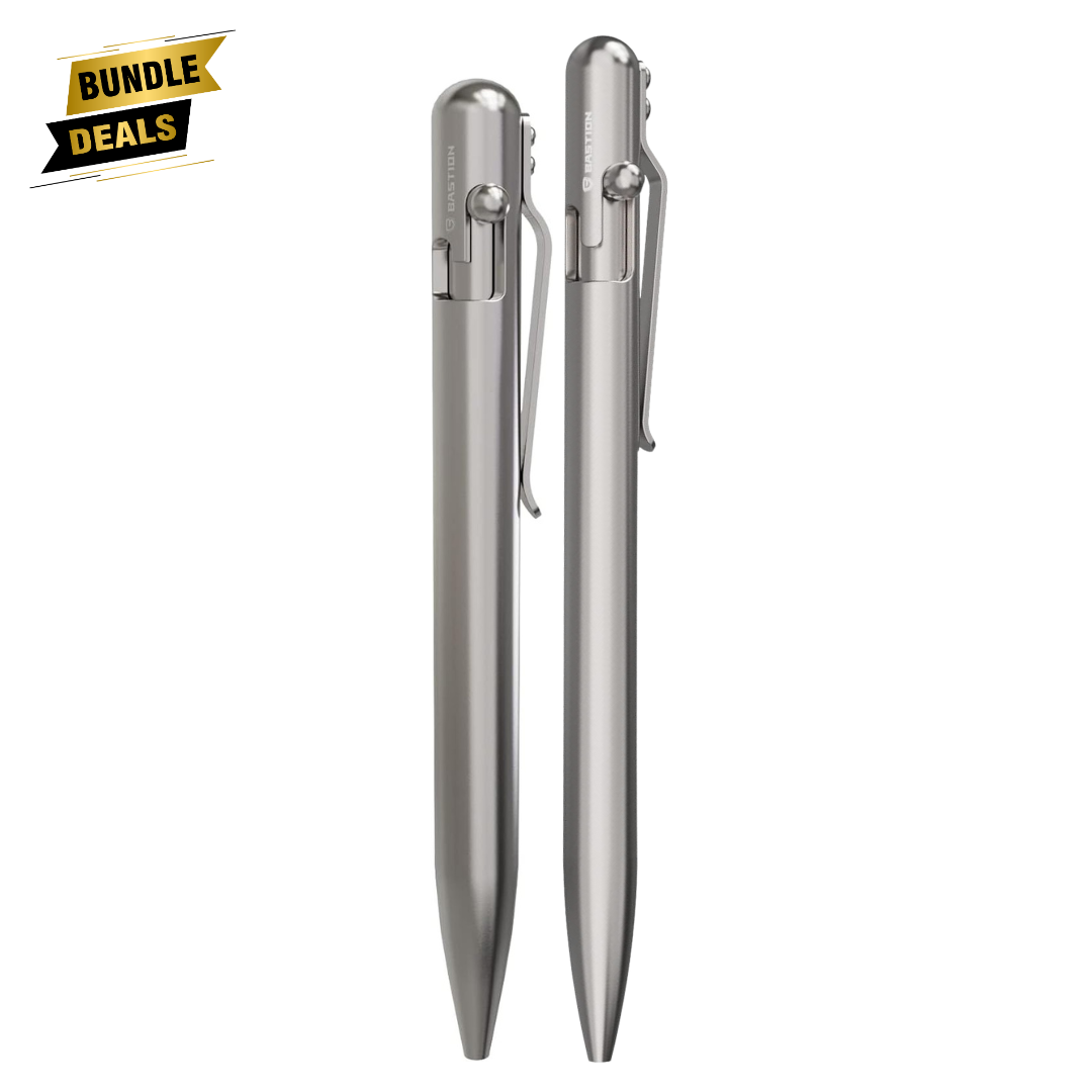 Strong & Sleek Cheapest Titanium Pens Duo Bundle