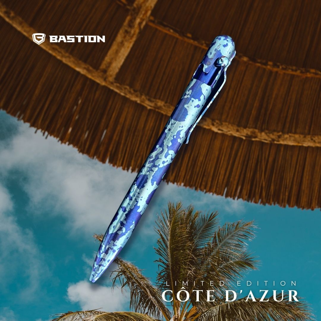 CÔTE D'AZUR - TITANIUM - BASTION® BOLT ACTION PEN