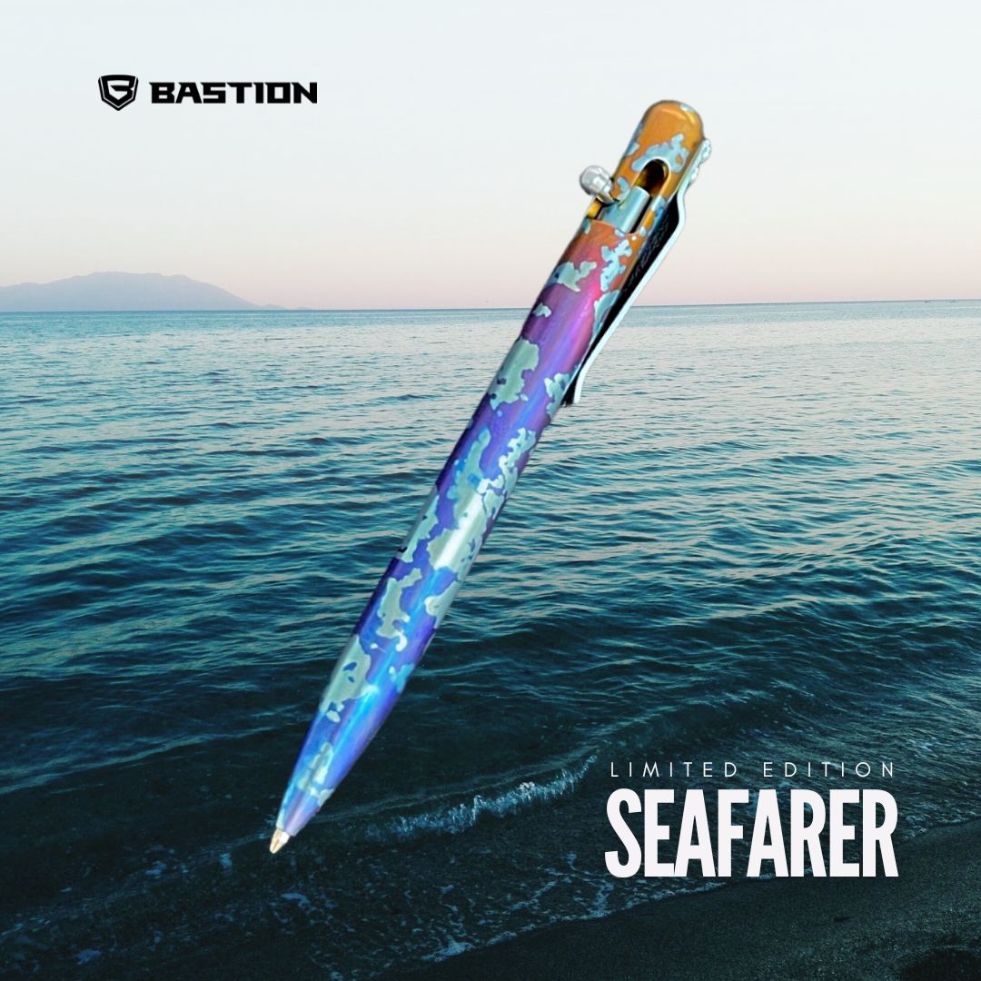 SEAFARER- TITANIUM - BASTION® BOLT ACTION PEN