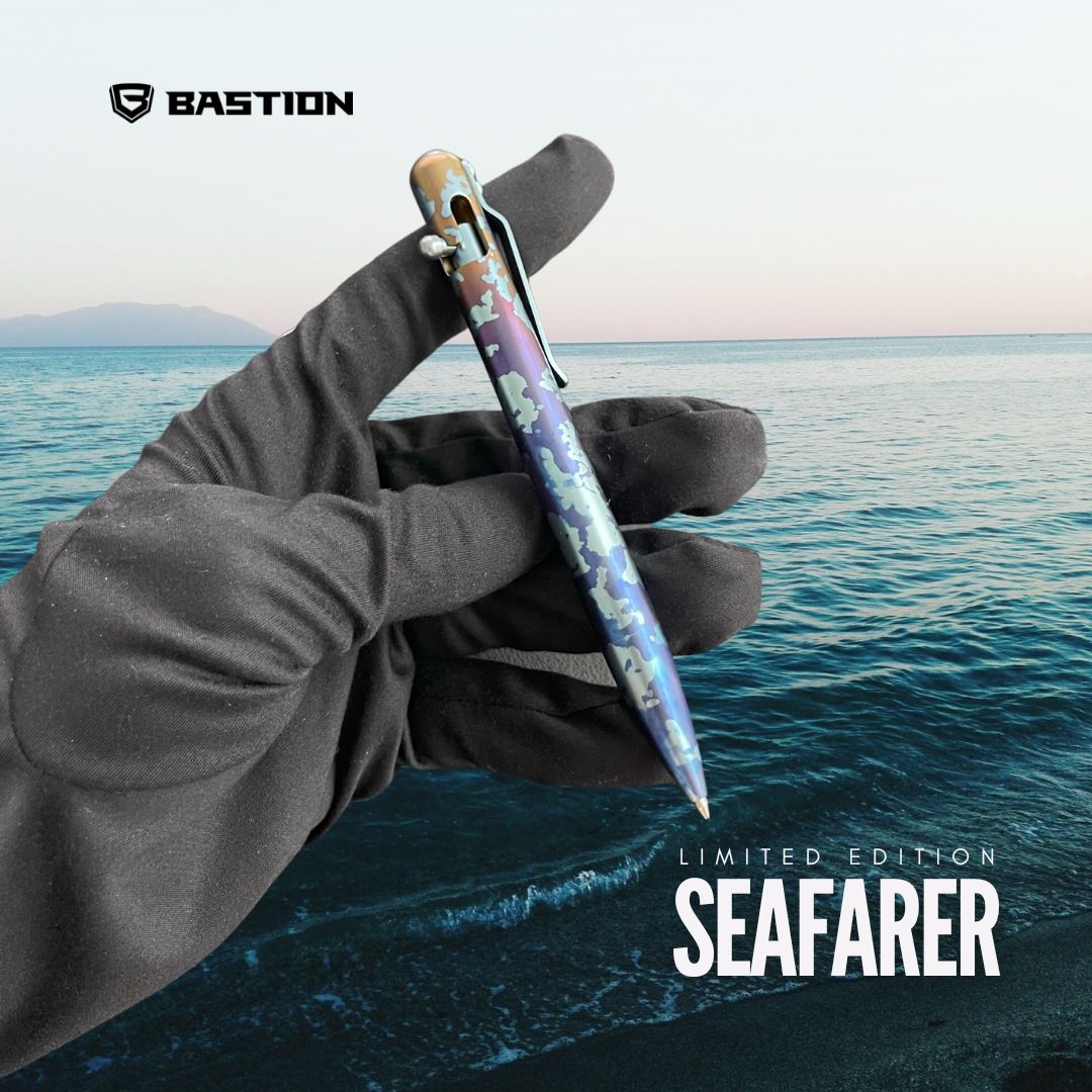 SEAFARER- TITANIUM - BASTION® BOLT ACTION PEN