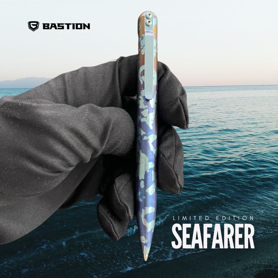 SEAFARER- TITANIUM - BASTION® BOLT ACTION PEN