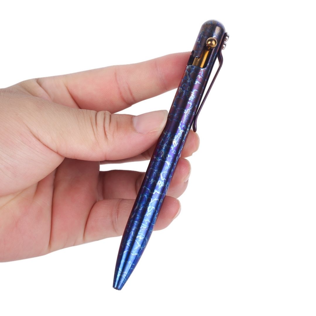 SHOWCASING ORION NEBULA - TITANIUM - BASTION® BOLT ACTION PEN