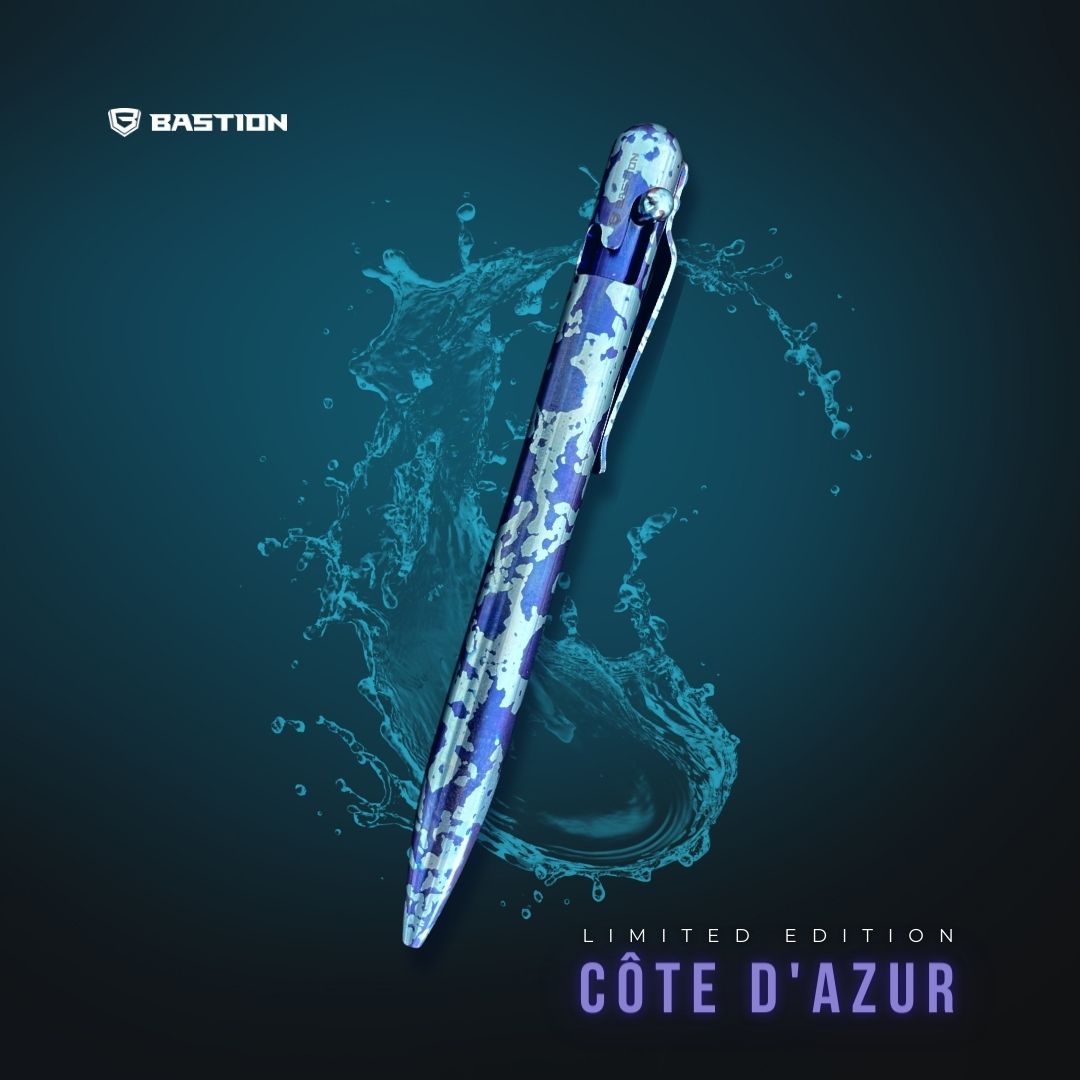 CÔTE D'AZUR - TITANIUM - BASTION® BOLT ACTION PEN