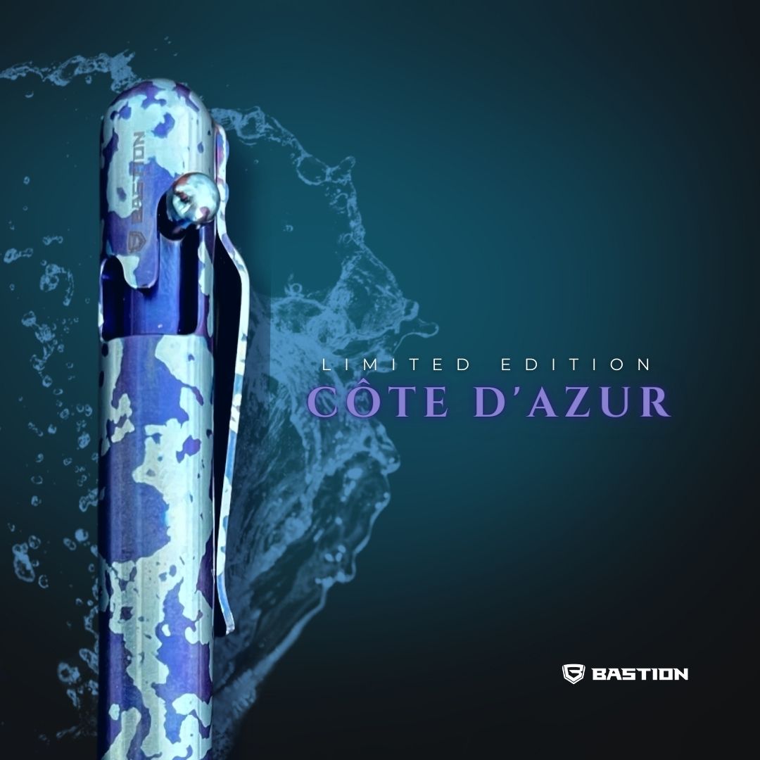 CÔTE D'AZUR - TITANIUM - BASTION® BOLT ACTION PEN