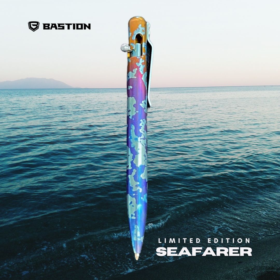 SEAFARER- TITANIUM - BASTION® BOLT ACTION PEN