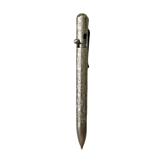 Paisley Edition Titanium - Bolt Action Pen by Bastion® - Bastion Bolt Action Pen