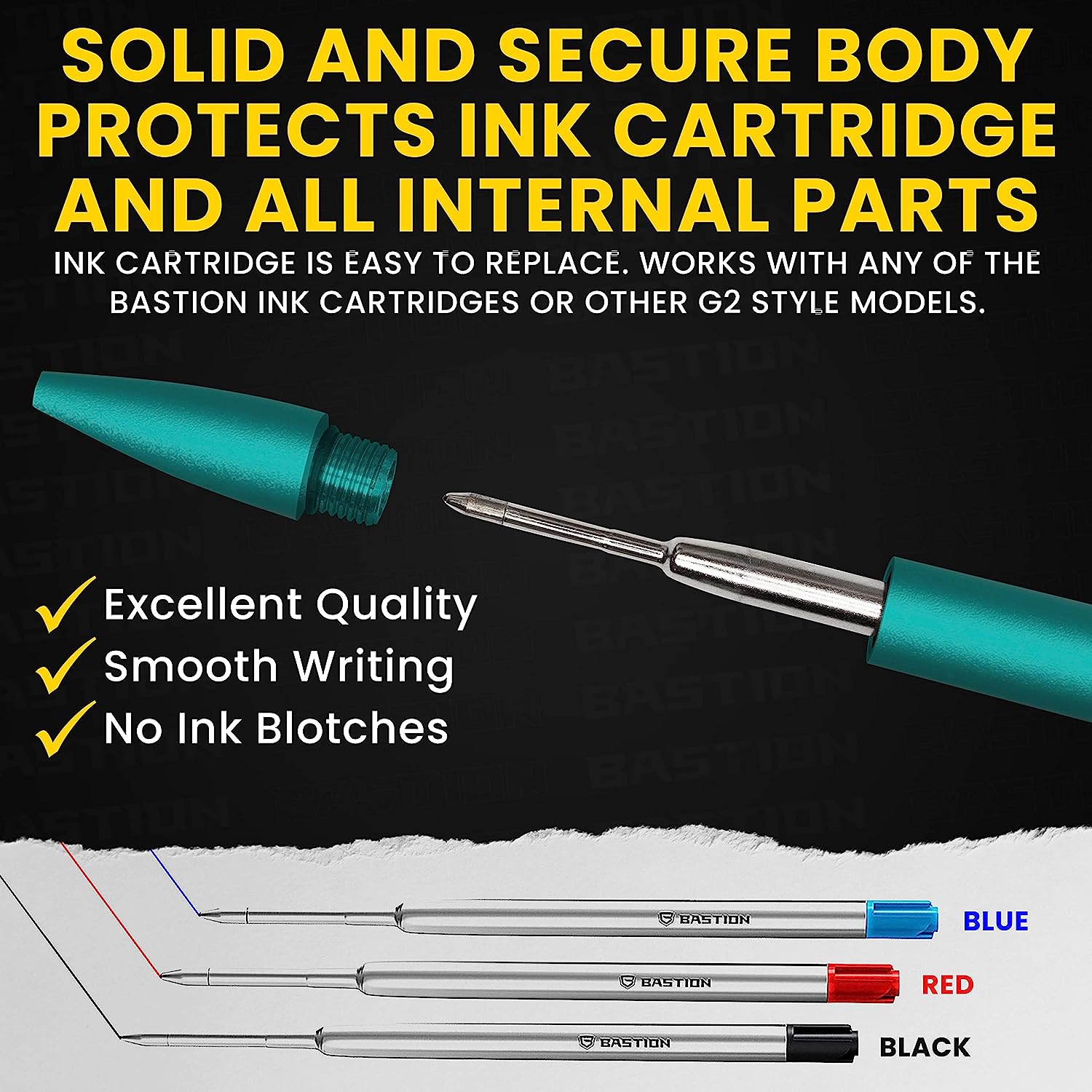 50% OFF-SALE-Aluminum - Bolt Action Pen by Bastion® - Bastion Bolt Action Pen