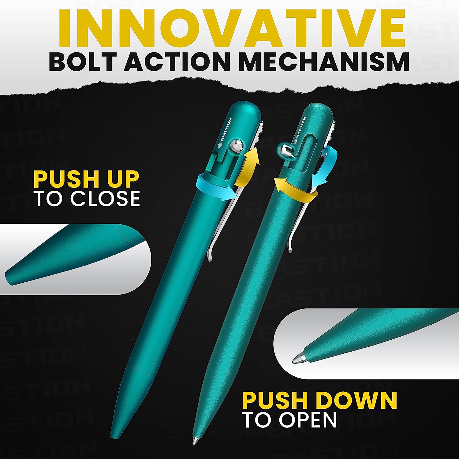 Aluminum - Bolt Action Pen by Bastion® - Bastion Bolt Action Pen