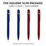 The Holiday Slim Package - Blue and Red (Code HOLIDAY50, 50% Off)