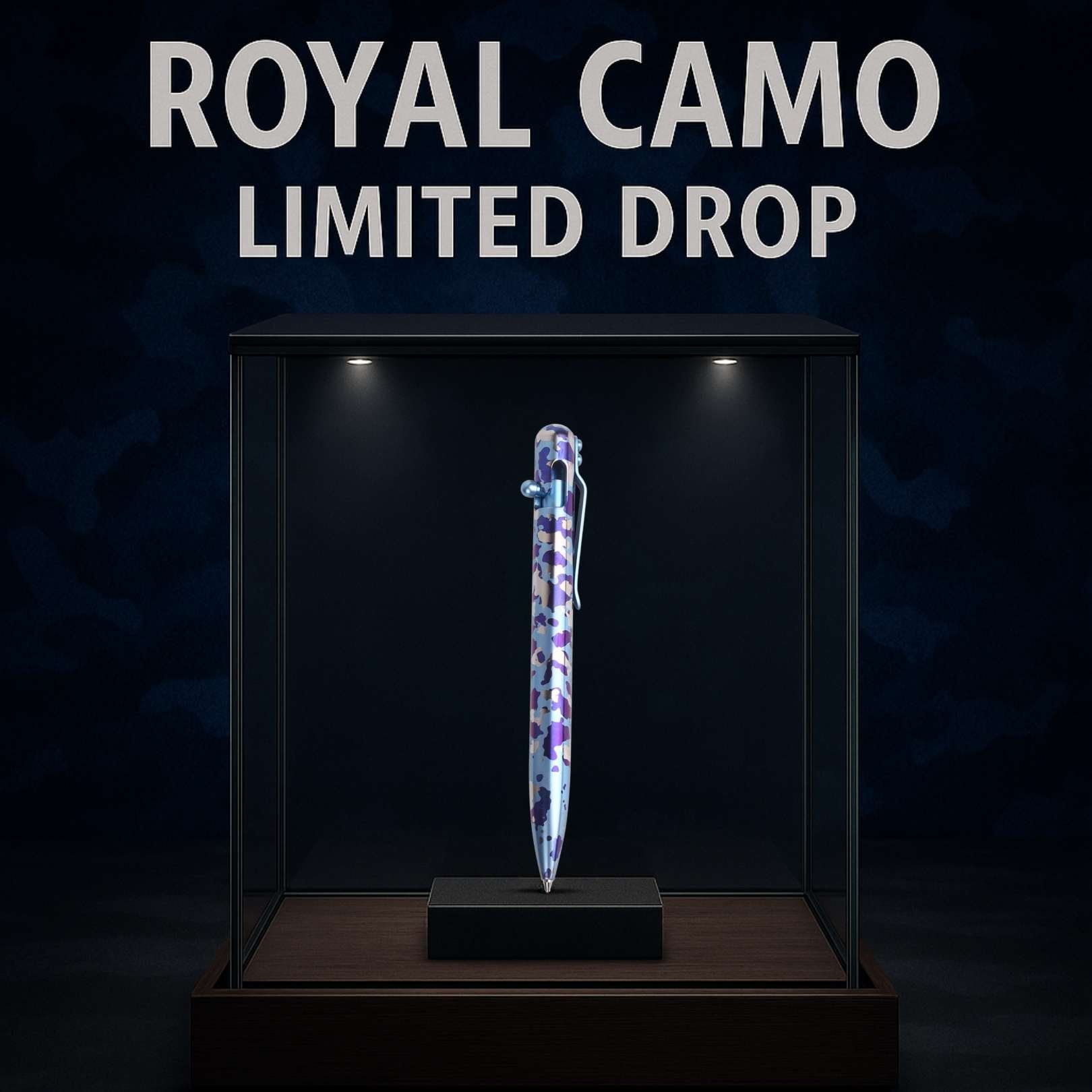 ROYAL CAMO - TITANIUM - BASTION® BOLT ACTION PEN (PRE-ORDER)