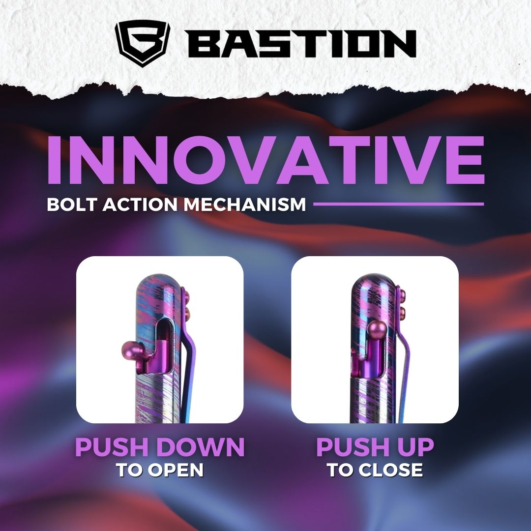 CHROMA - TITANIUM - BASTION® BOLT ACTION PEN
