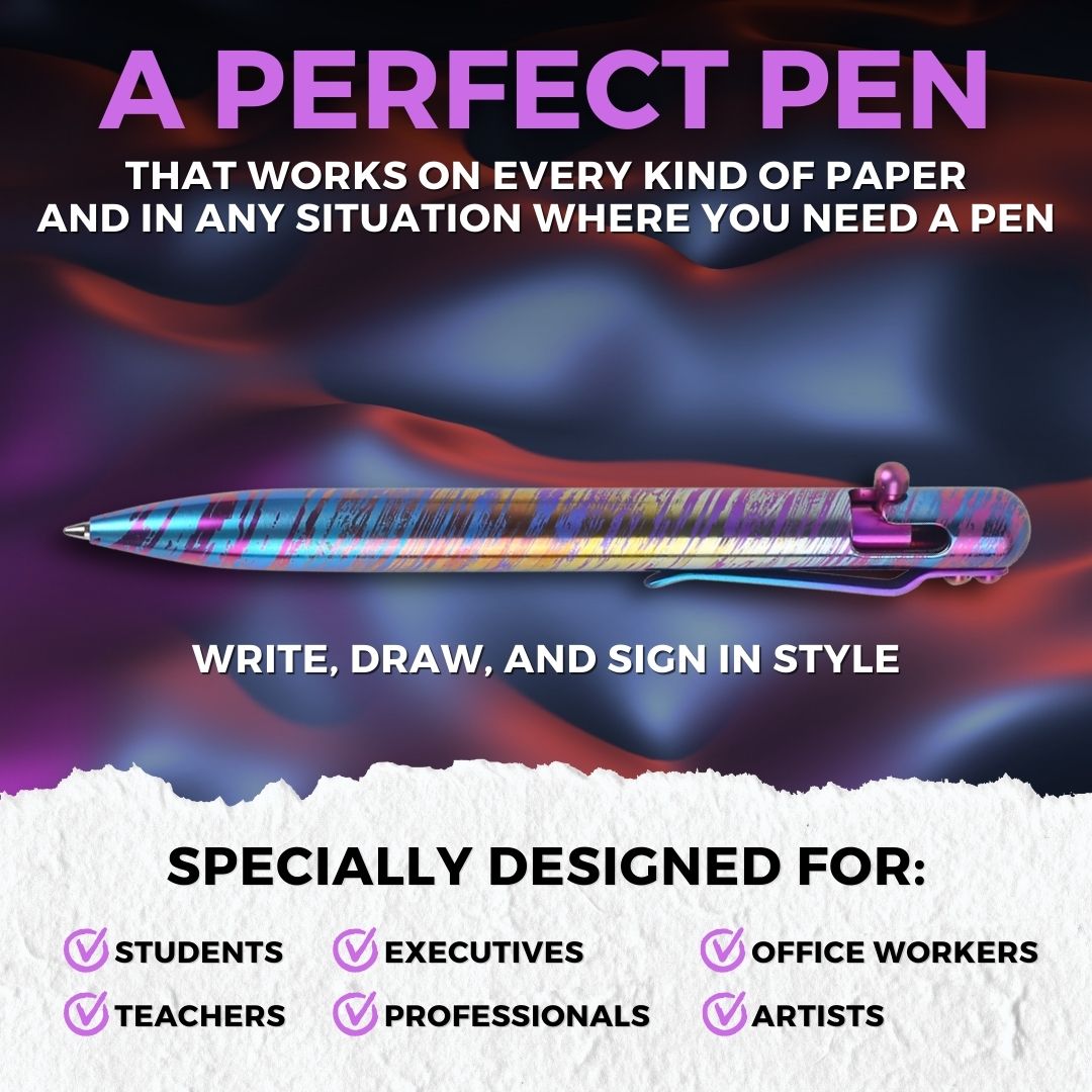 CHROMA - TITANIUM - BASTION® BOLT ACTION PEN