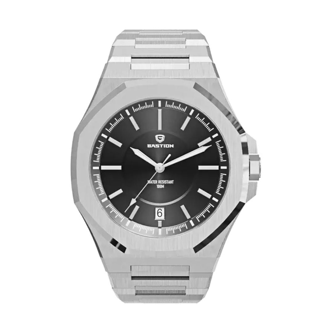 NOMAD - STAINLESS STEEL AUTOMATIC 42MM WATCH, WATERPROOF 10ATM (100m)