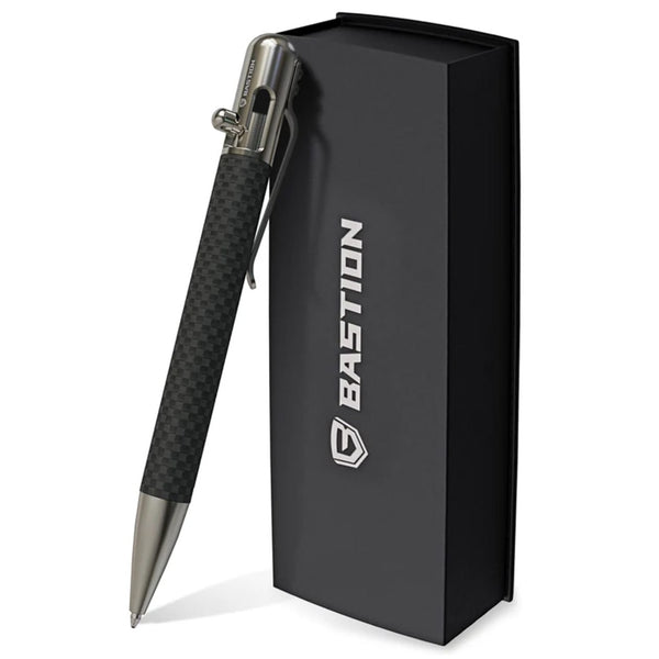 Carbon Fiber and Stainless Steel - Bolt Action Pen by Bastion®