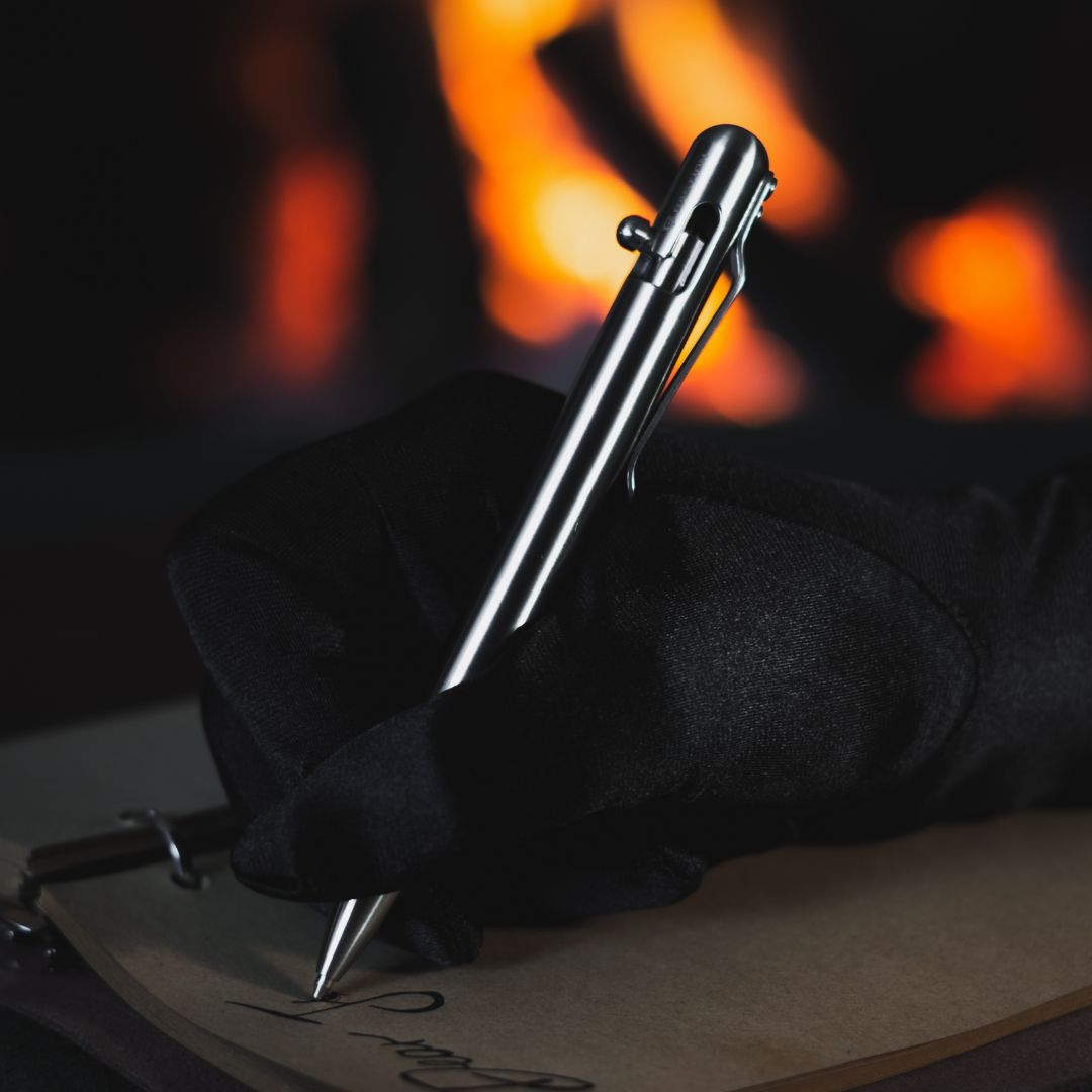Showcasing Stainless Steel - Bolt Action Pen by Bastion®