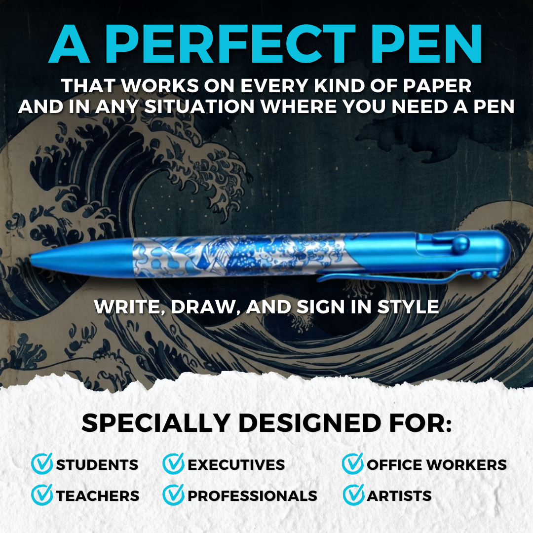 NAMI - TITANIUM - BASTION® BOLT ACTION PEN (PRE-ORDER)