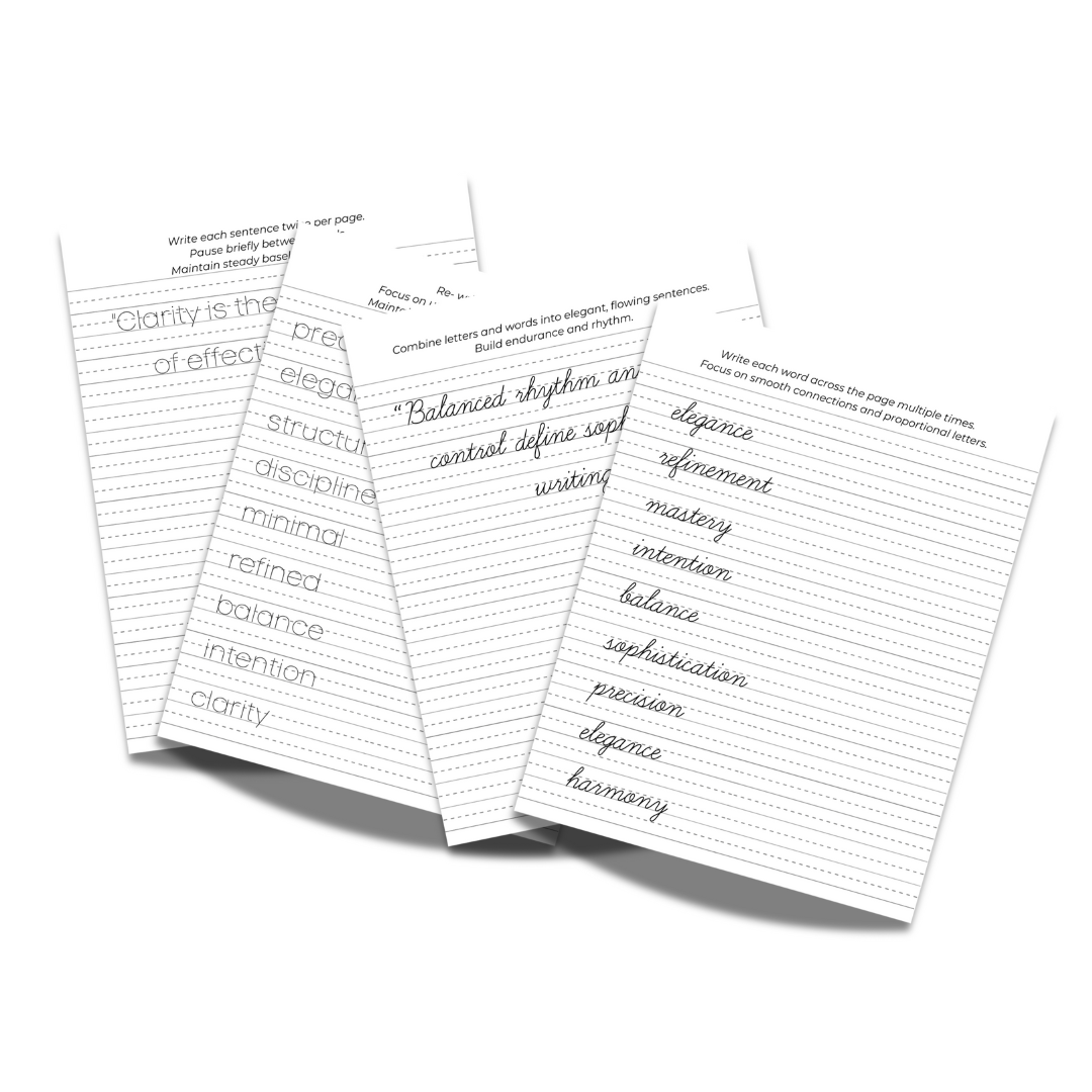 PREMIUM HANDWRITING IMPROVEMENT BUNDLE WORKBOOK by BASTION®