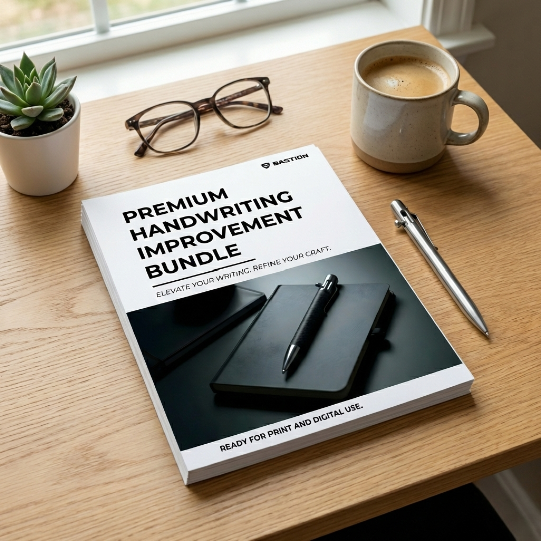 PREMIUM HANDWRITING IMPROVEMENT BUNDLE WORKBOOK by BASTION®