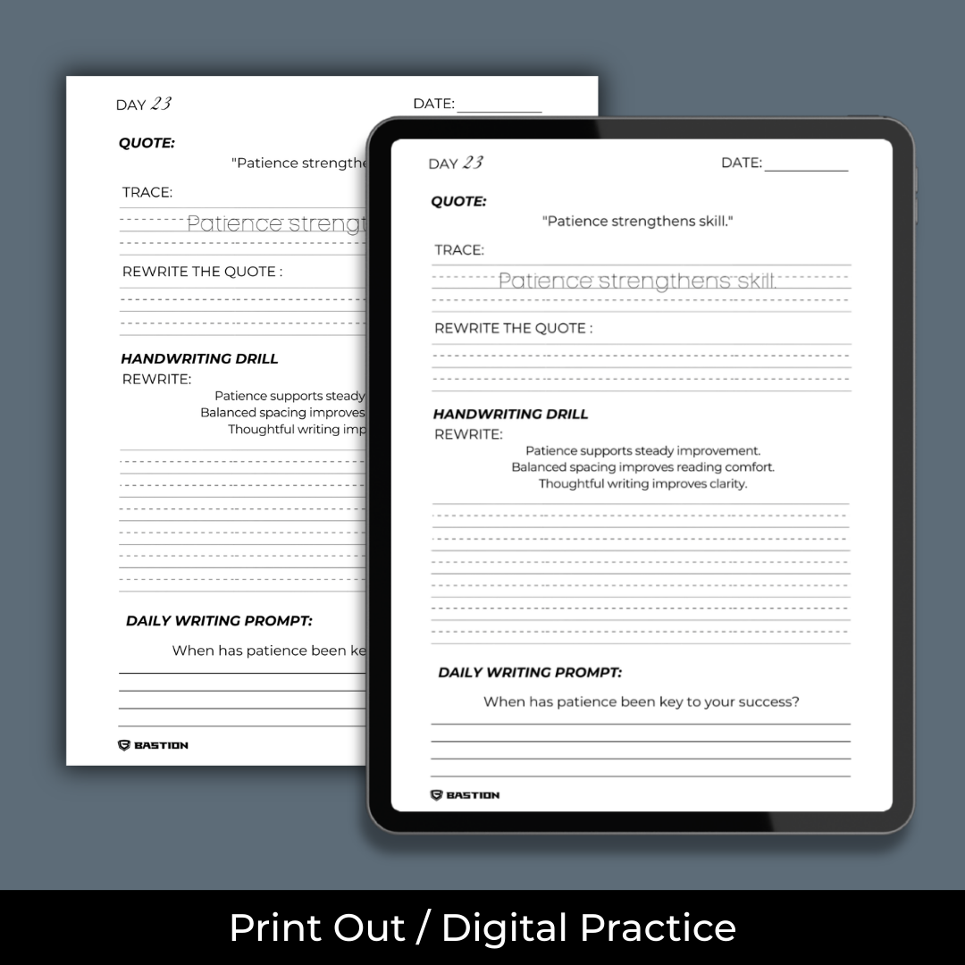 handwriting practice sheets