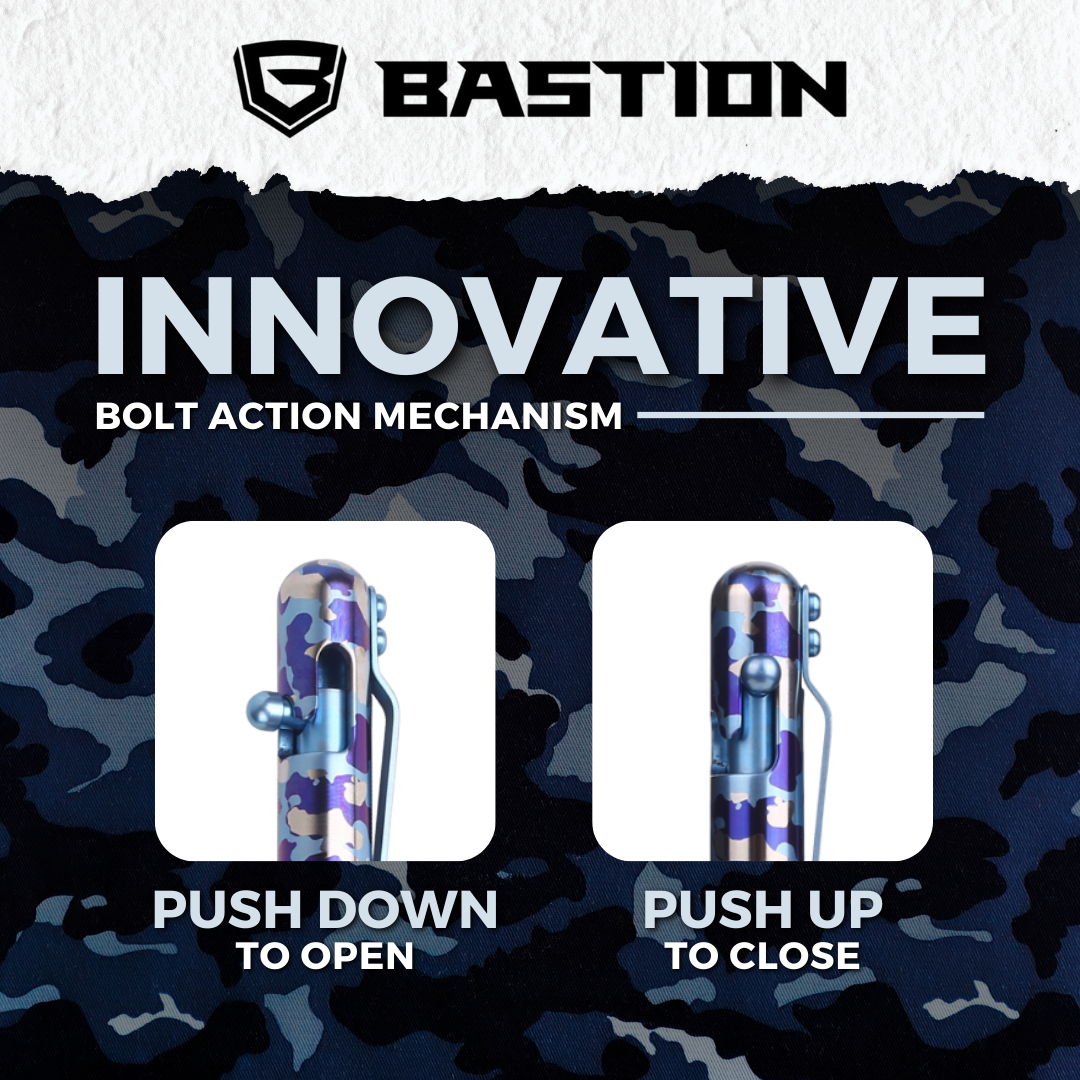 ROYAL CAMO - TITANIUM - BASTION® BOLT ACTION PEN (PRE-ORDER)
