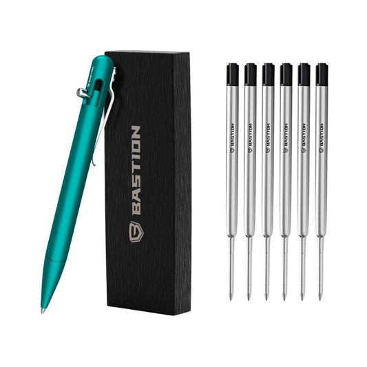 SEAFOAM ALUMINUM SET - Bastion Bolt Action Pen