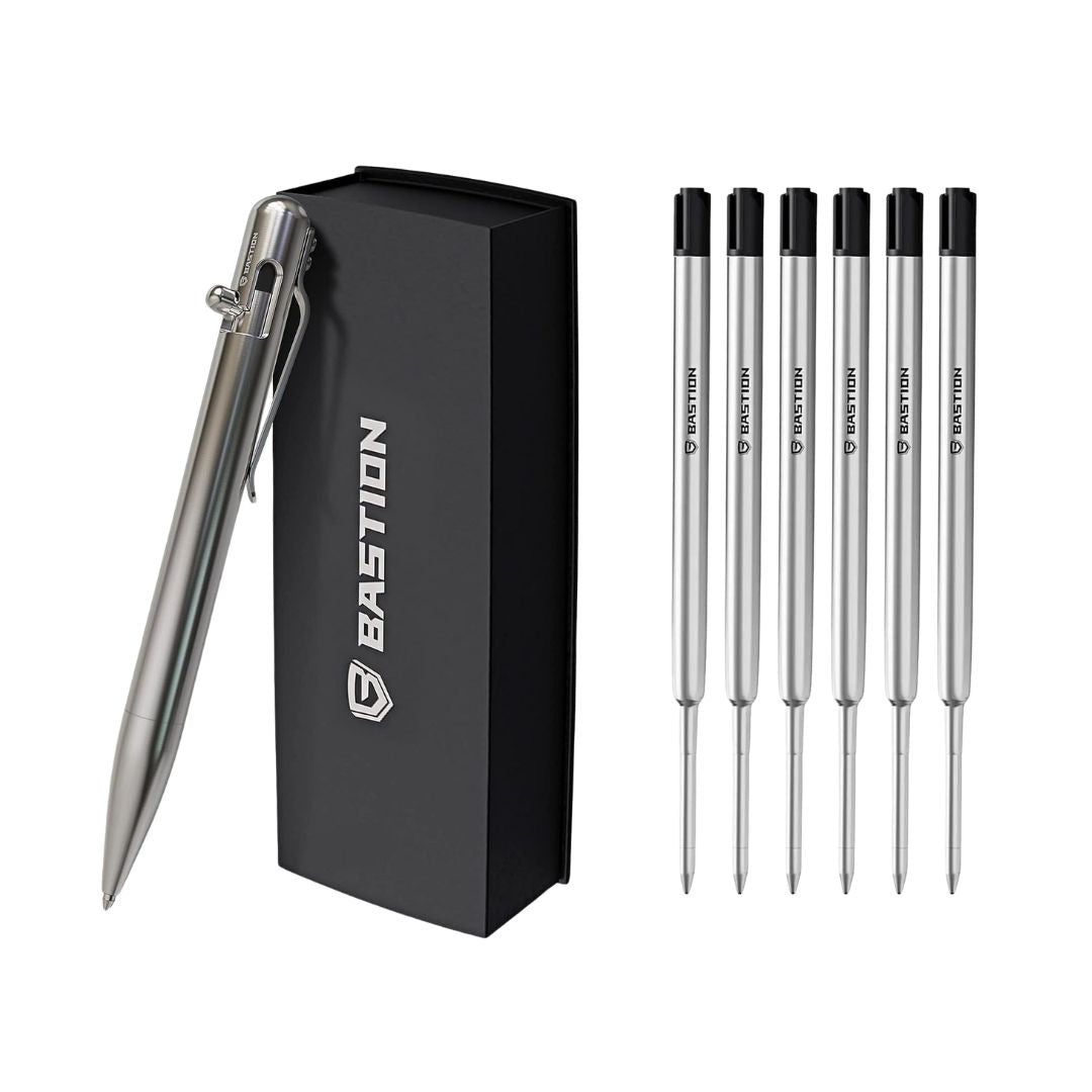 Elegant Stainless Steel Set Pen Duo Bundle