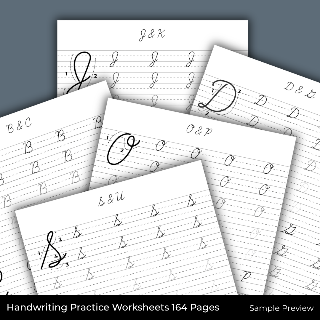 PREMIUM HANDWRITING IMPROVEMENT BUNDLE E-WORKBOOK by BASTION®