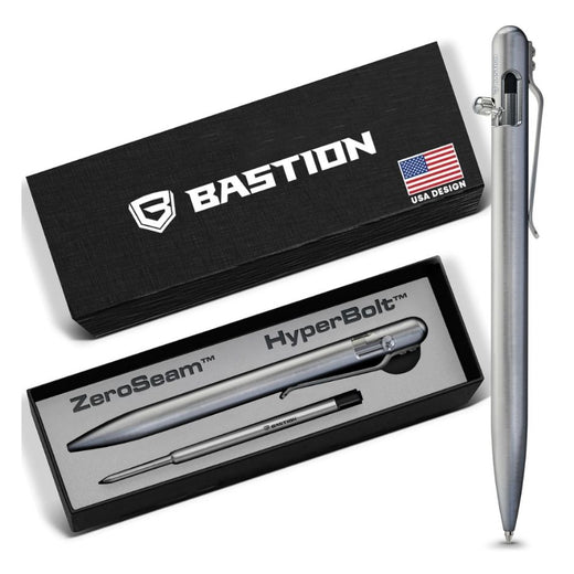 Slim Titanium Executive Pen Bastion Bolt Action Pen - 2026 EDC Pen