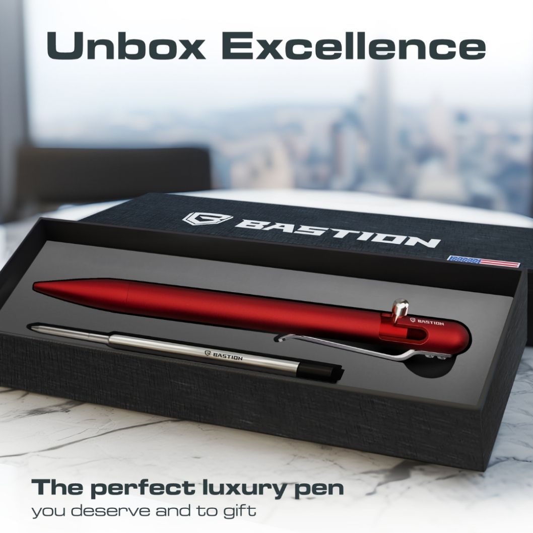 Aluminum - Slim Bolt Action Pen by Bastion®