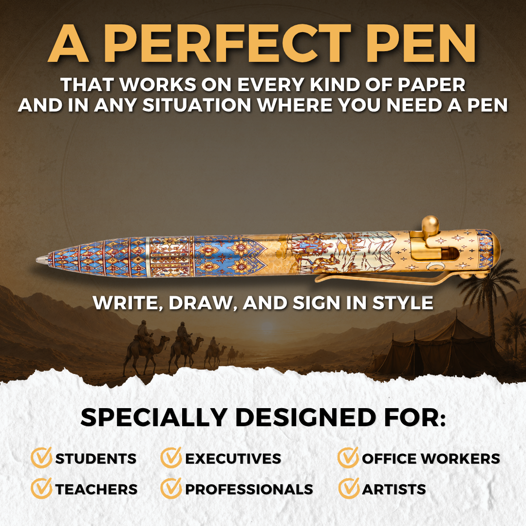 THE DESERT ODYSSEY - TITANIUM - BASTION® BOLT ACTION PEN (PRE-ORDER)