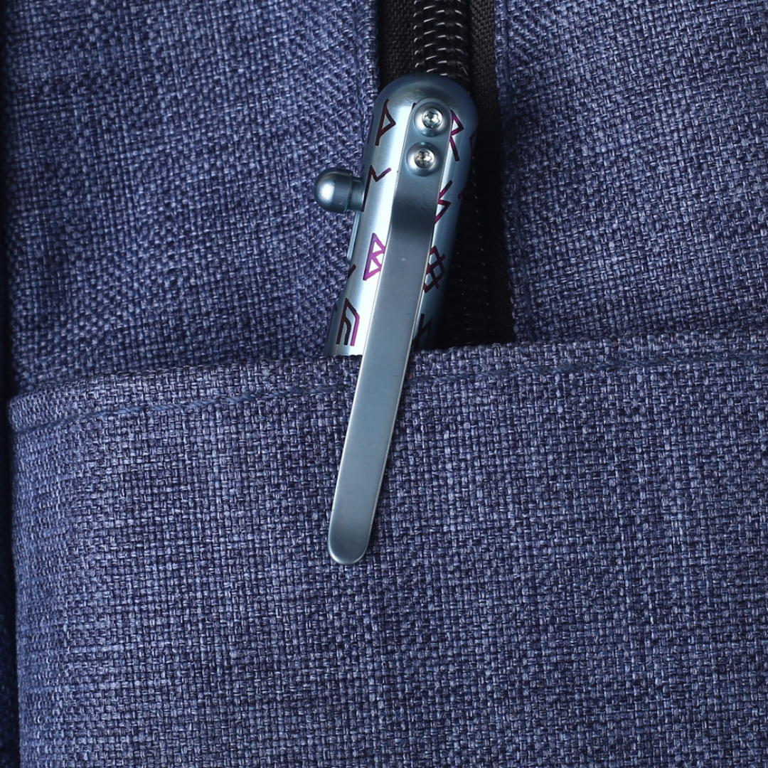 THE LOST ALPHABET - TITANIUM - BASTION® BOLT ACTION PEN (PRE-ORDER)