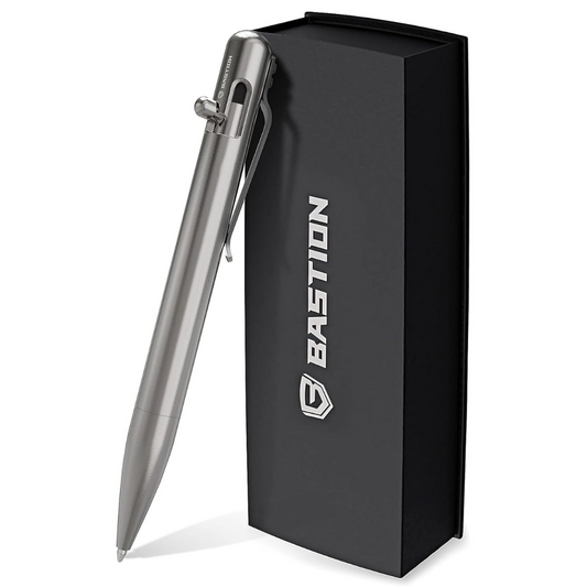 Titanium - Bolt Action Pen by Bastion® - Bastion Bolt Action Pen