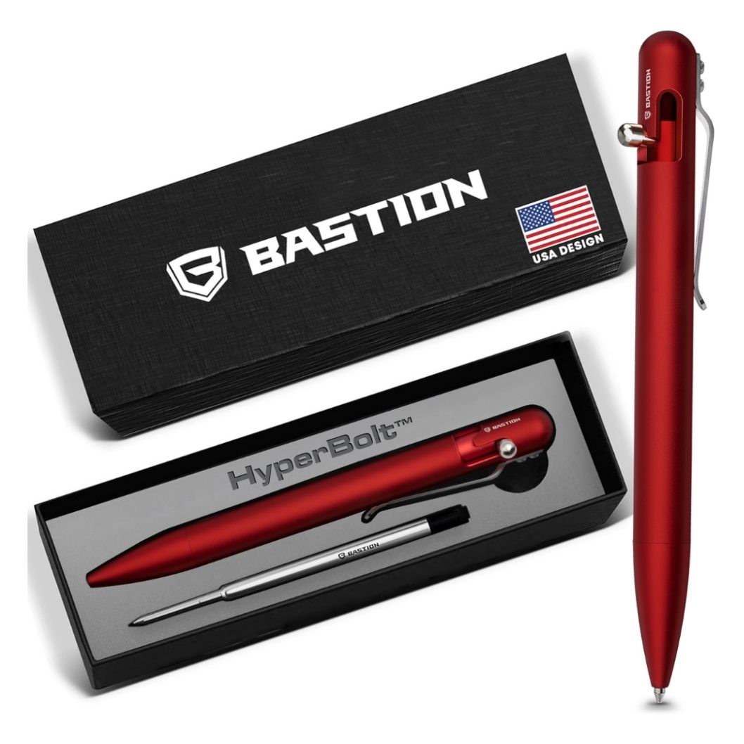 bastion_s-aluminum-bolt-action-pen-in-red-508012-best EDC pen