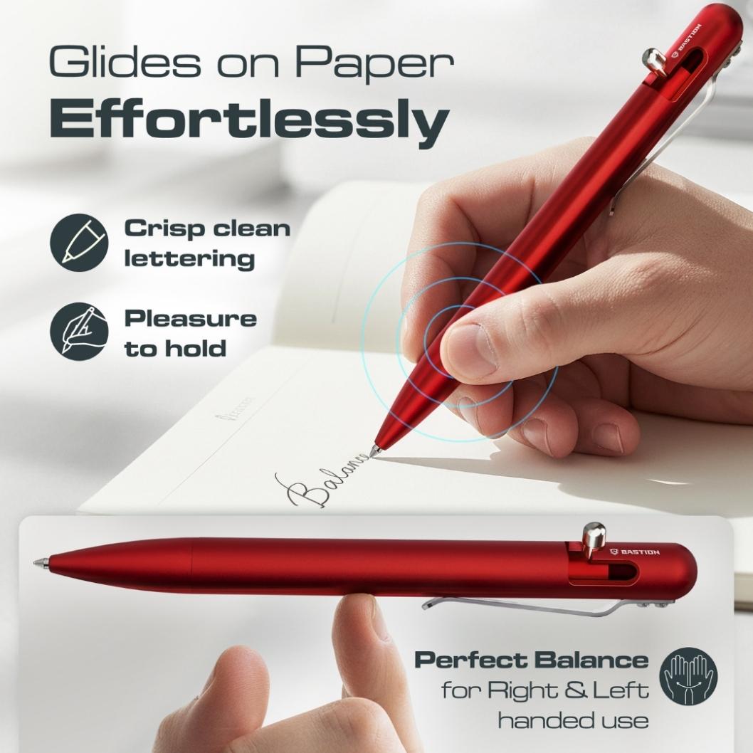 bastion_s-aluminum-bolt-action-pen-in-red-508012-best EDC pen