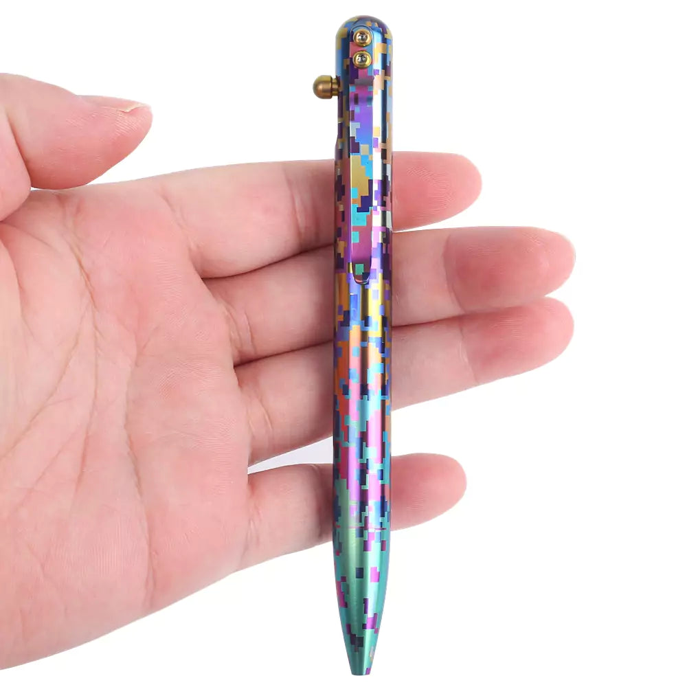 PIXEL BLITZ - TITANIUM - BASTION® BOLT ACTION PEN