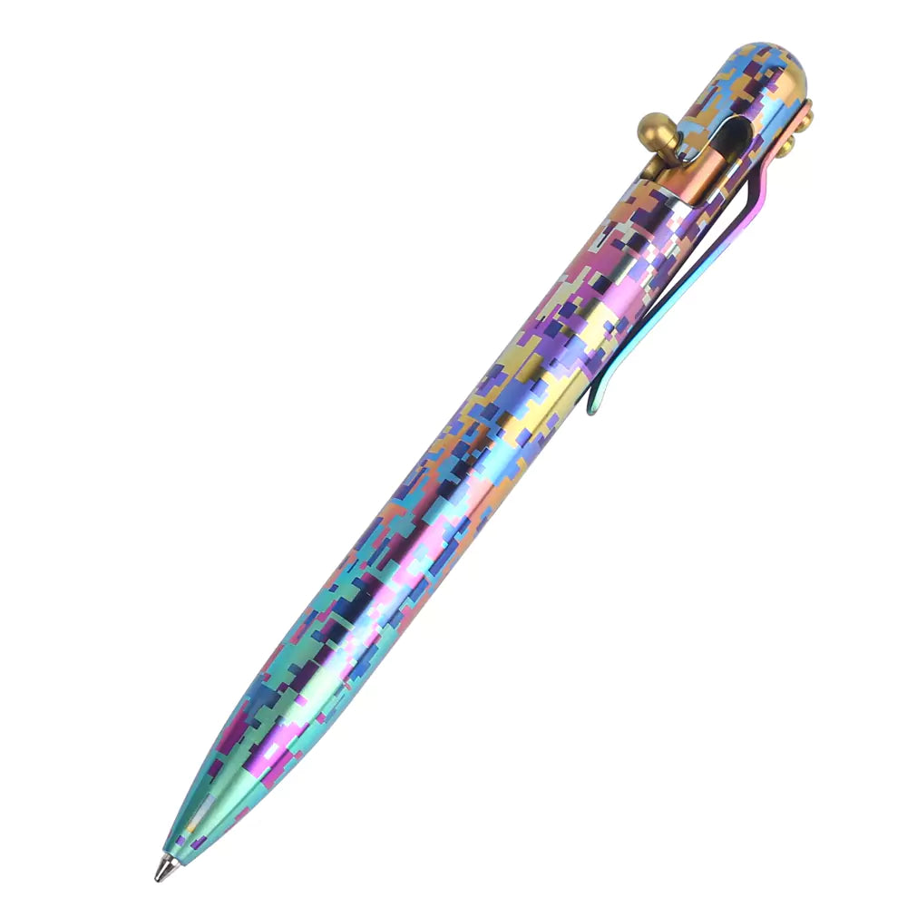 PIXEL BLITZ - TITANIUM - BASTION® BOLT ACTION PEN
