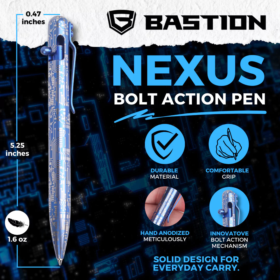 NEXUS PEN TITANIUM - BOLT ACTION PEN
