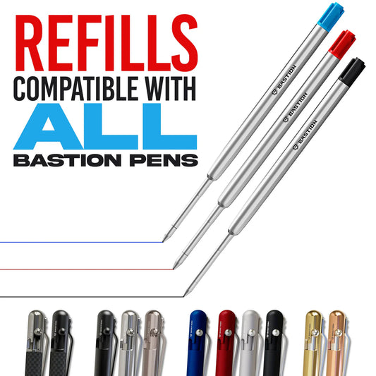 Refills Compatible With All Bastion Pens