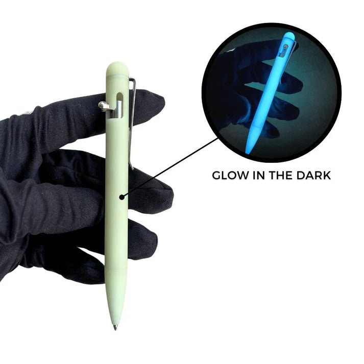 LUMINATOR ACRYLIC (Glow in the Dark) - SPECIAL EDITION BASTION® BOLT ACTION PEN - COLLECTING PRE-ORDERS TILL END-MAY, SHIPPING AROUND MID/END-JUNE - Bastion Bolt Action Pen